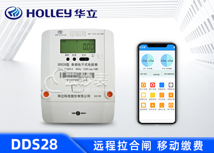 杭州华立DDS28单相有功预付费电能表