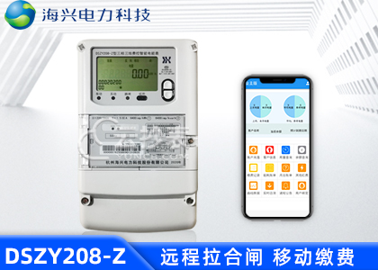 杭州海兴DSZY208-Z载波预付费电能表